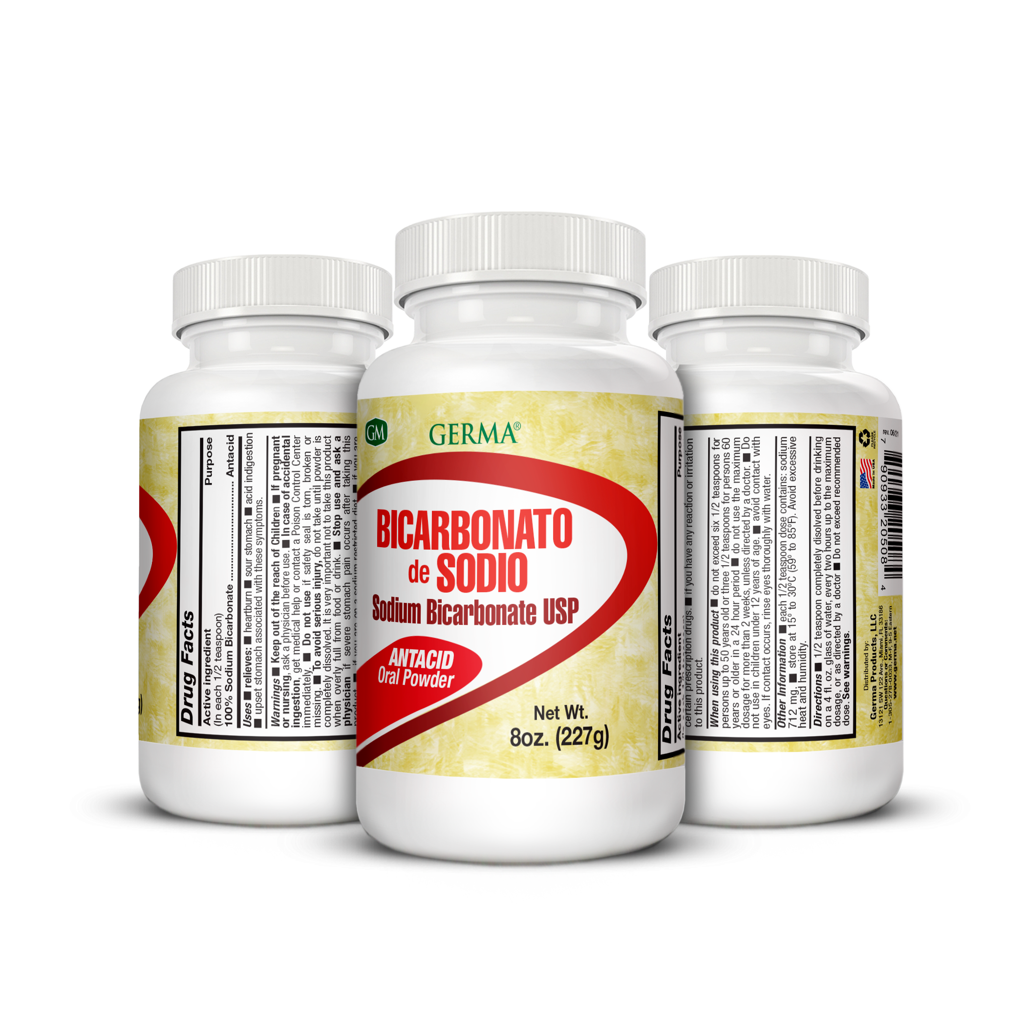 200-04/05/06 Germa® Bicarbonato de Sodio (Baking Soda)