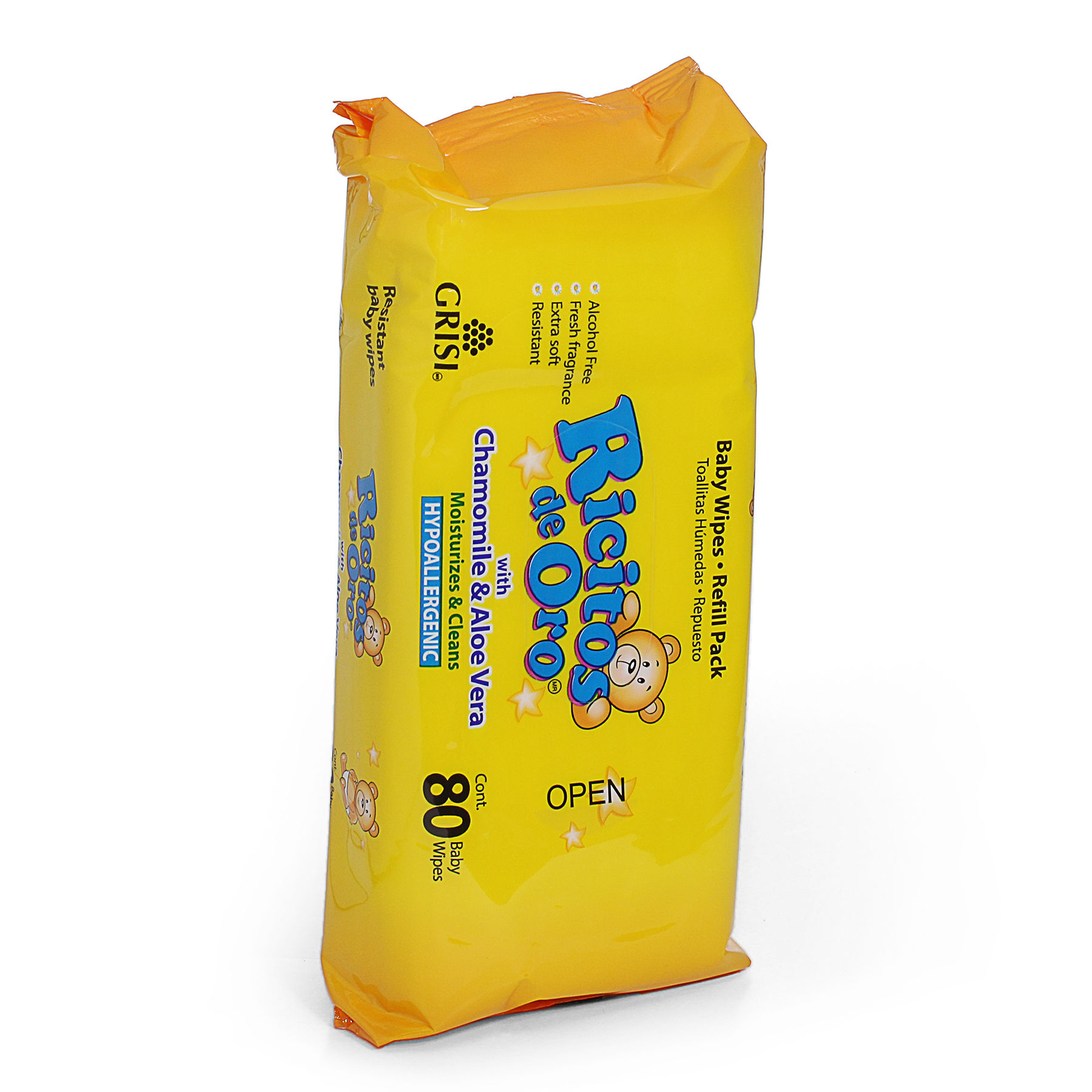 126-05 Ricitos de Oro Baby Wipes (Box of 24)