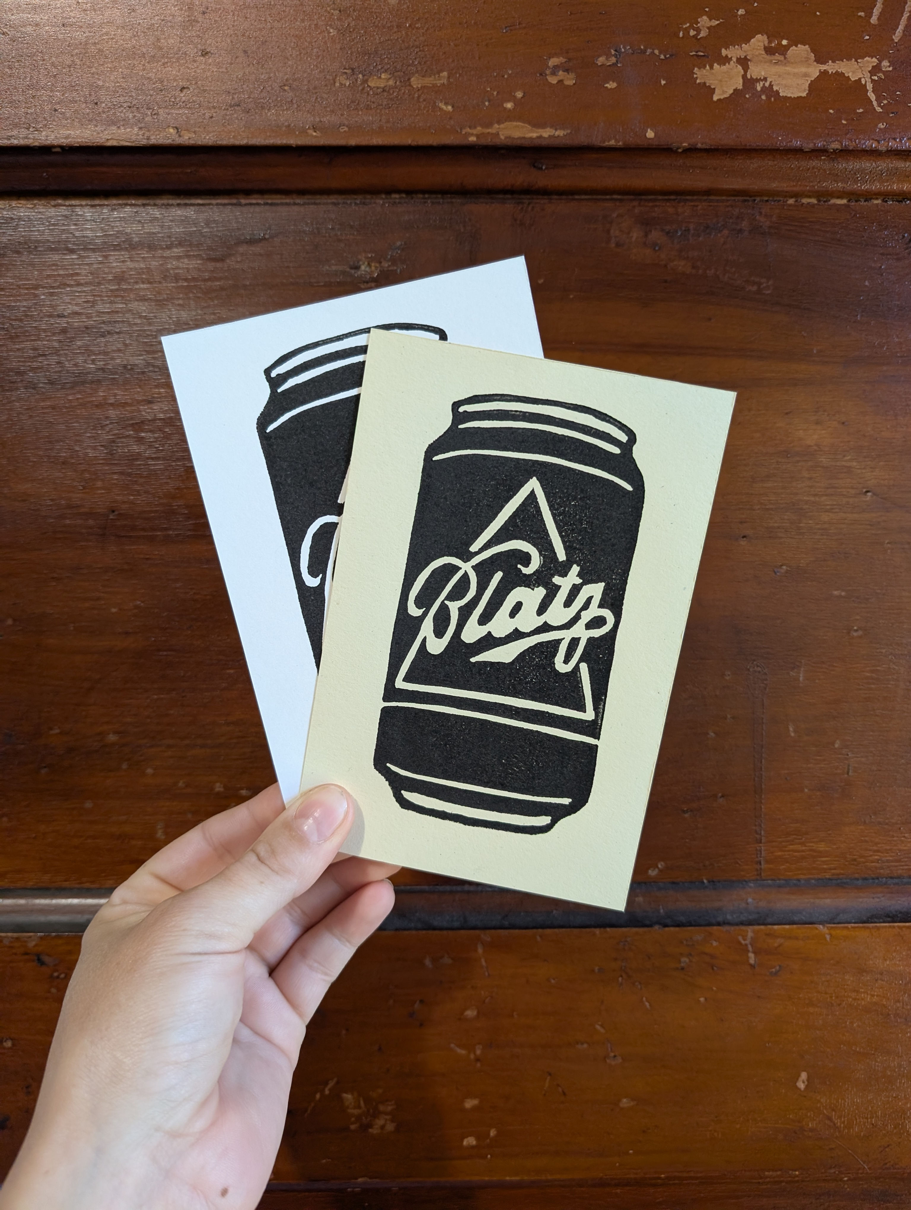 "Blatz Can" Beer Print