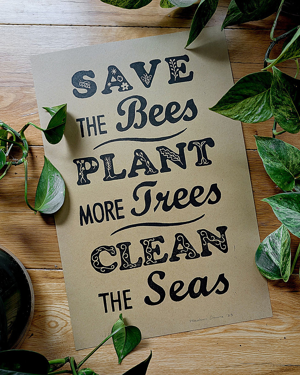 Thumbnail: "Save the Bees" Poster
