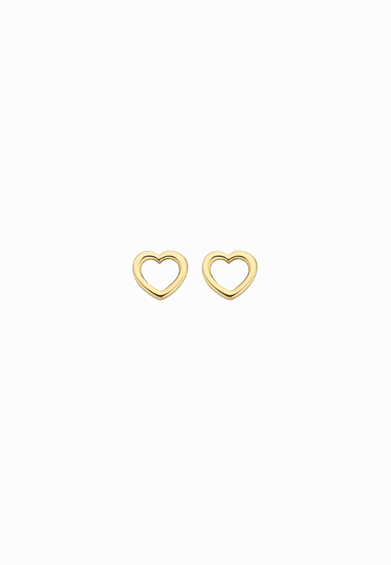 Libero 18K Gold Stud Earrings