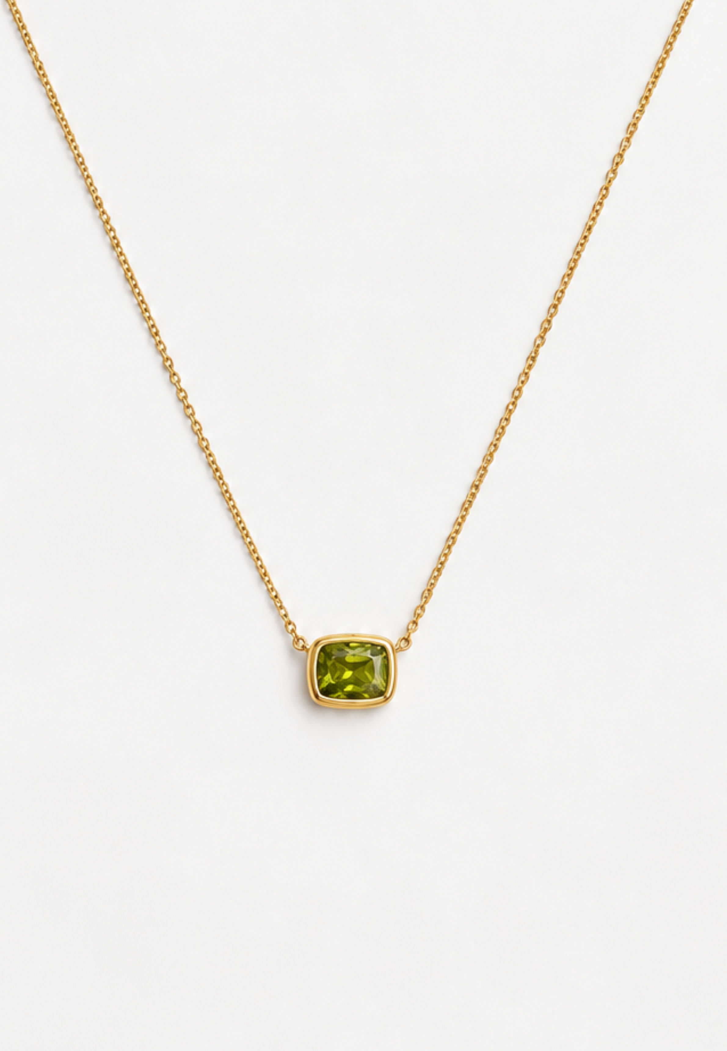 La Mia Gemma Peridot 18K Gold Necklace
