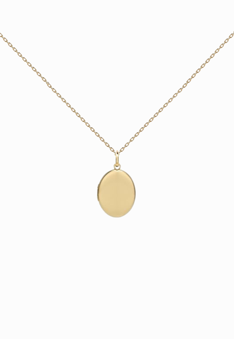 Per Sempre 18K Gold Adjustable Locket Necklace