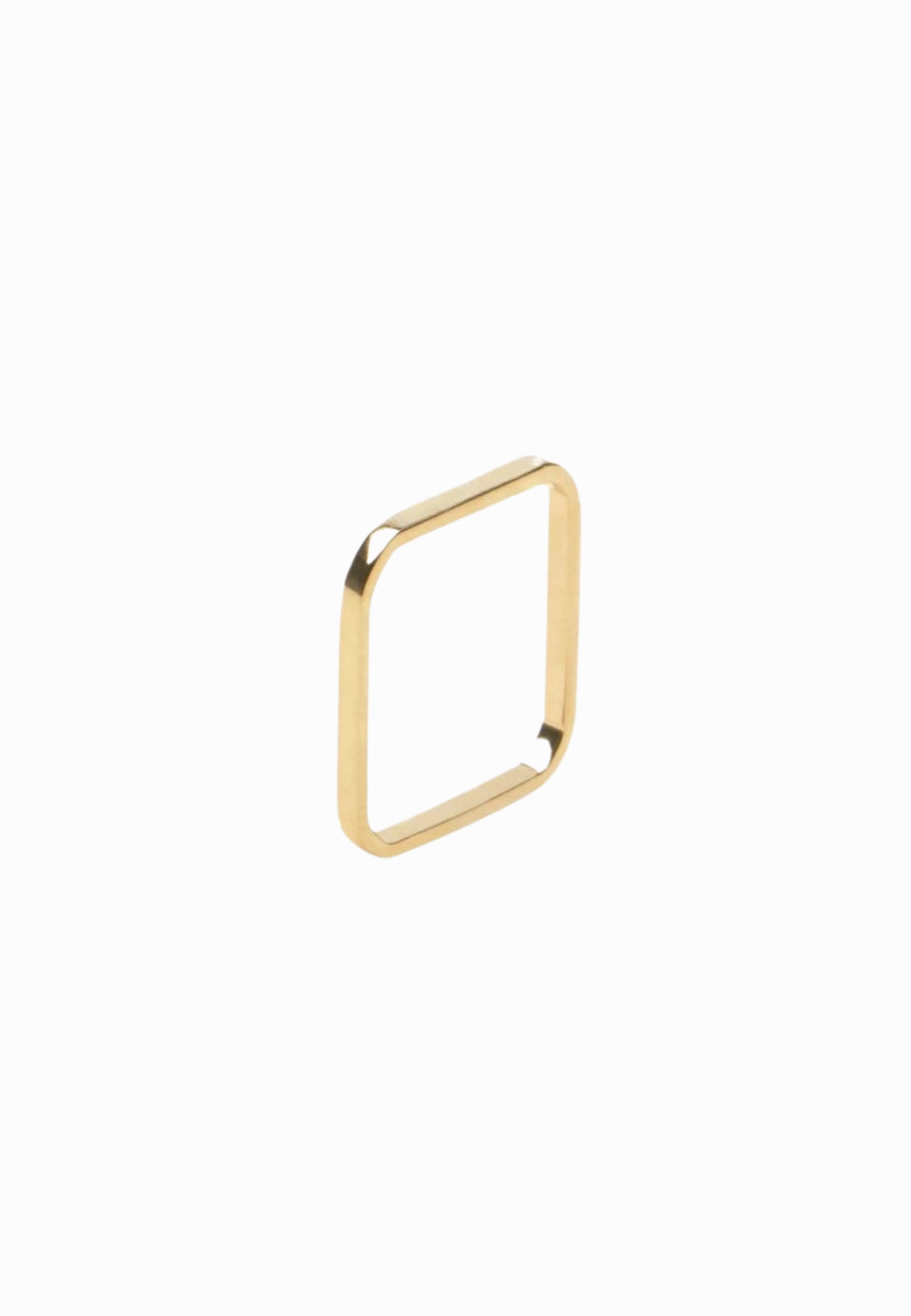 Il Orlo 18K Gold Minimalist Square Ring
