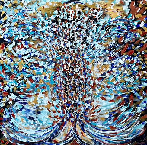 "Full Moon" by Minia D at www.miniaarts.com