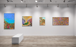 Vibrant Abstract Paintings Series Gallery of MINIA D.