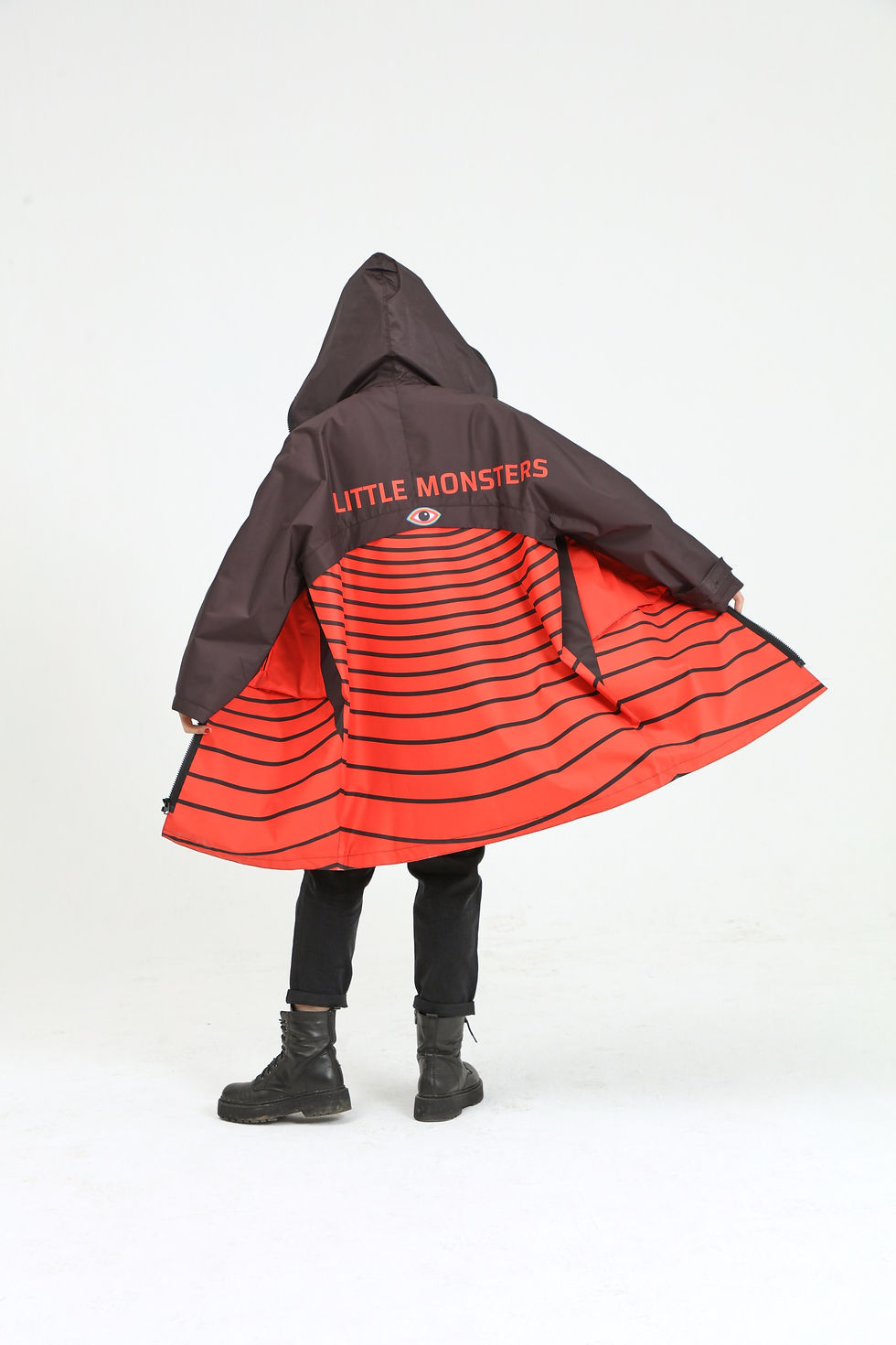Thumbnail: Red Hypnose Human Waterproof Raincoat