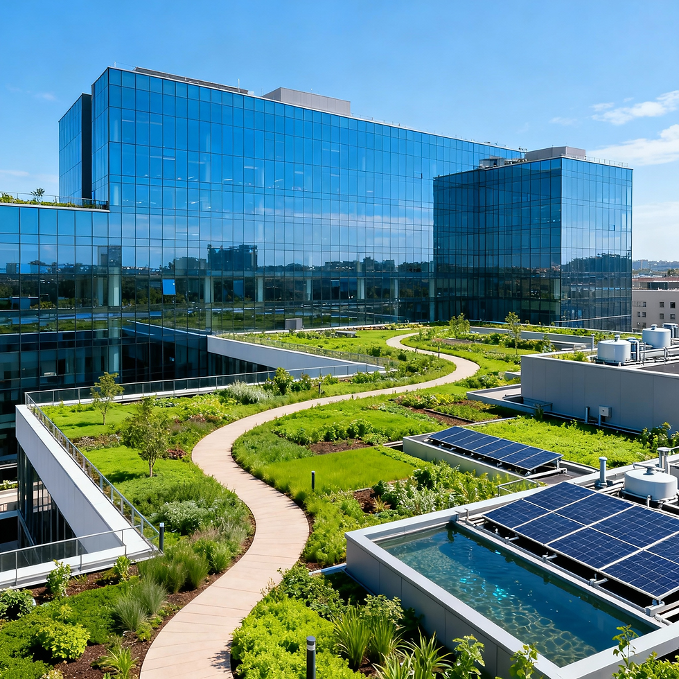 Conceptual render of the Bournemouth campus expansion highlighting sustainable building design