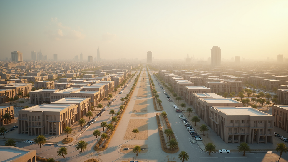 Conceptual Aerial View of the Jeddah Mixed-Use Project
