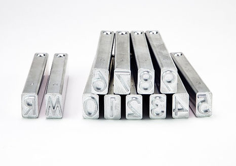 Custom letter marking stamps Vortool Manufacturing