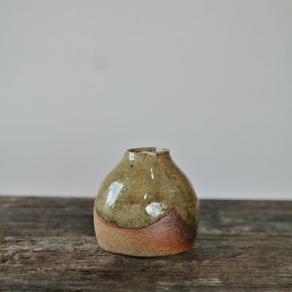 Thumbnail: Ash-glazed bud vase