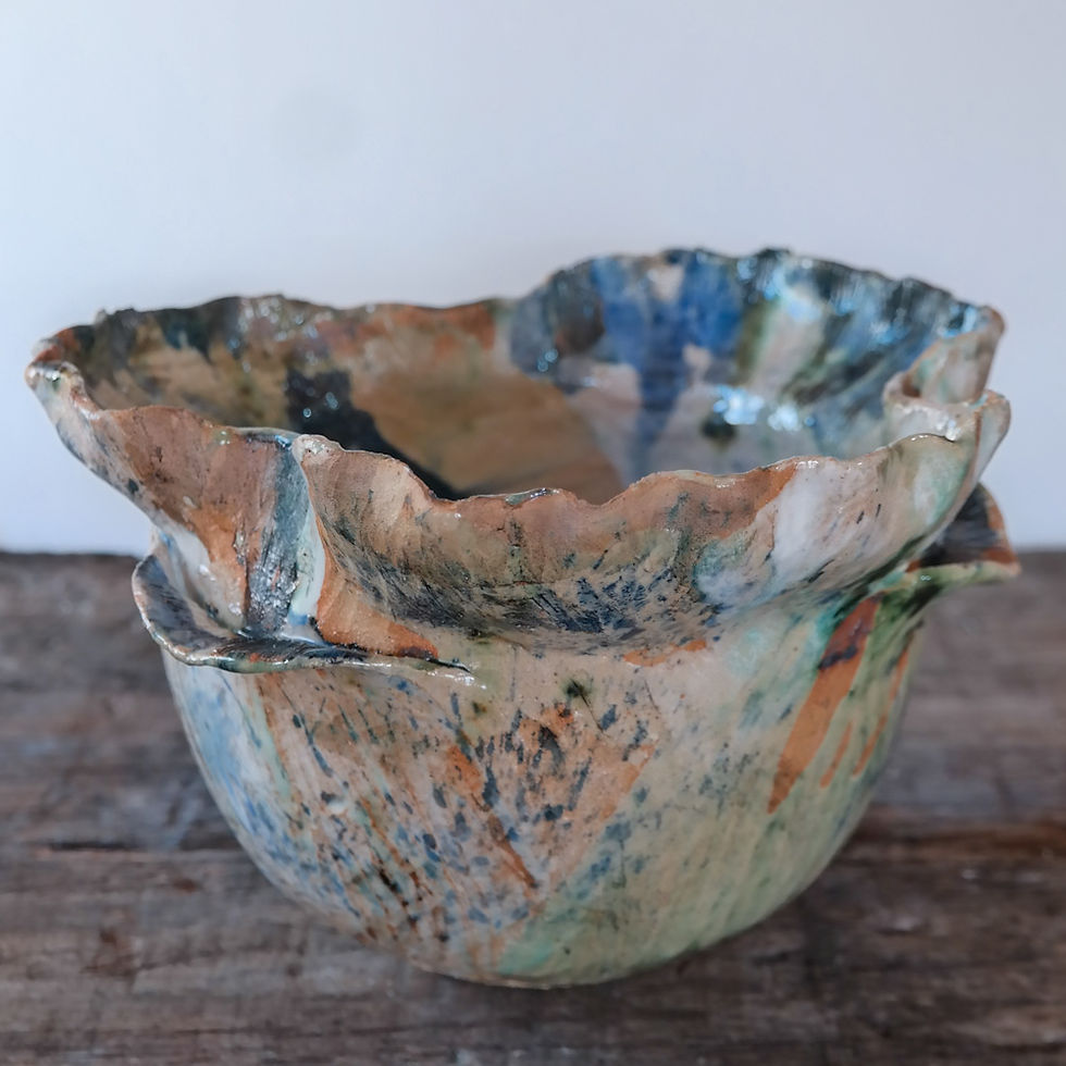 Thumbnail: Oxide decorated textured vessel