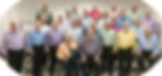 Chorus in pastels, smiling