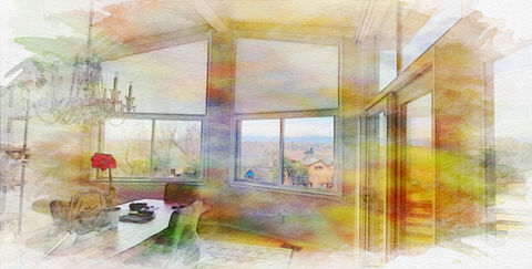 What blinds are best for sloping windows?