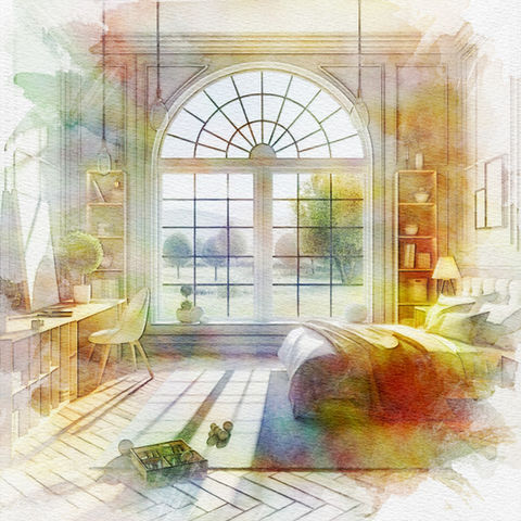 How to install arch window shades with motorized options.