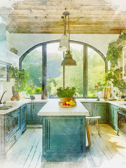 Blinds and shades for covering arch windows.