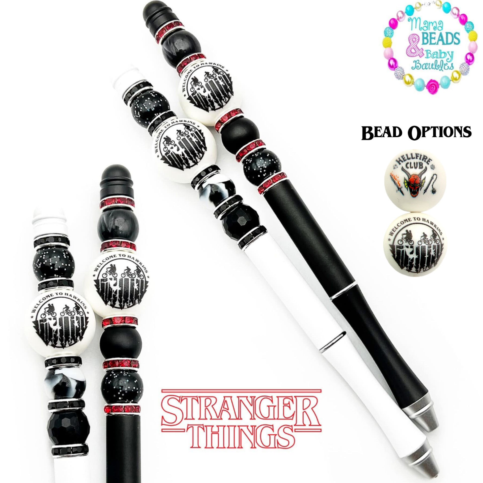 Stranger Things Beaded Pens