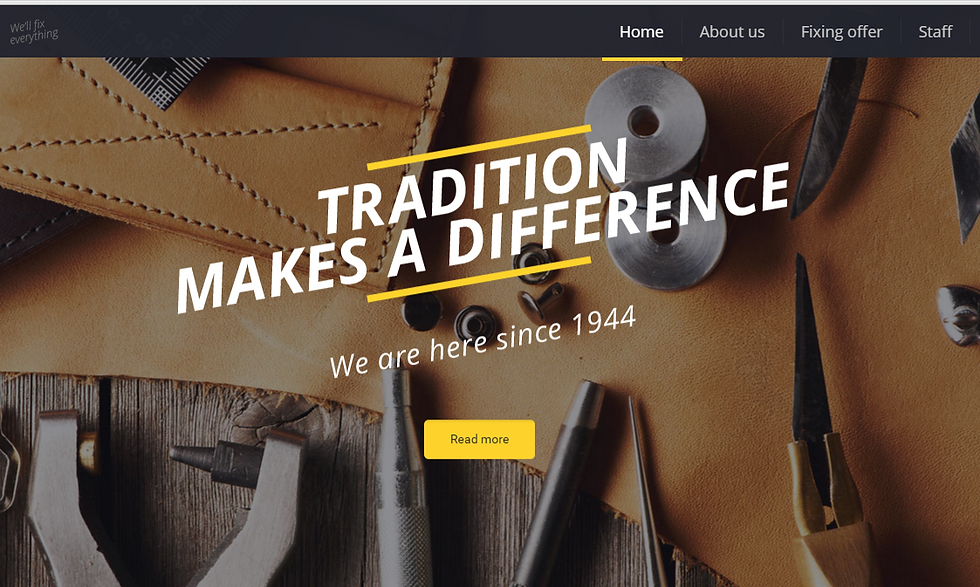 Services Website Design