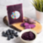 Picky Eater-Friendly Purple Sweet Potato and Blueberry Puree: Exploring New Flavors.