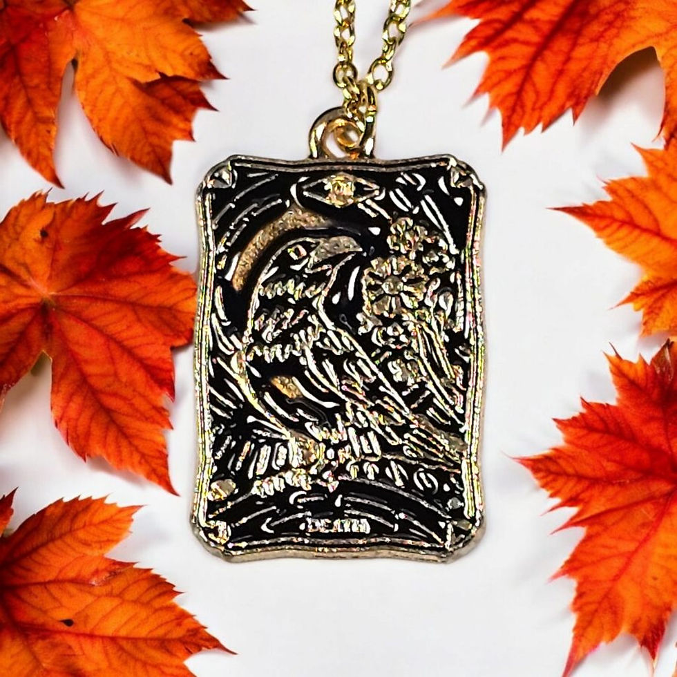 Thumbnail: Death Tarot Necklace