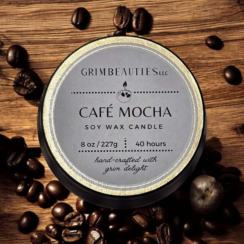 Café Mocha 8oz Double Wick Soy Candle