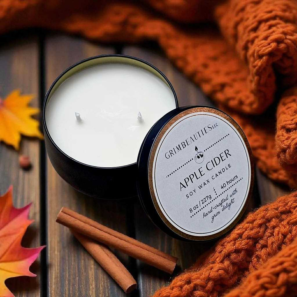 Thumbnail: Apple Cider 8oz Double Wick Soy Candle
