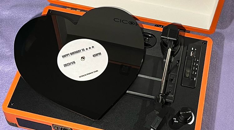 オリジナル・アナログレコード,ハート型