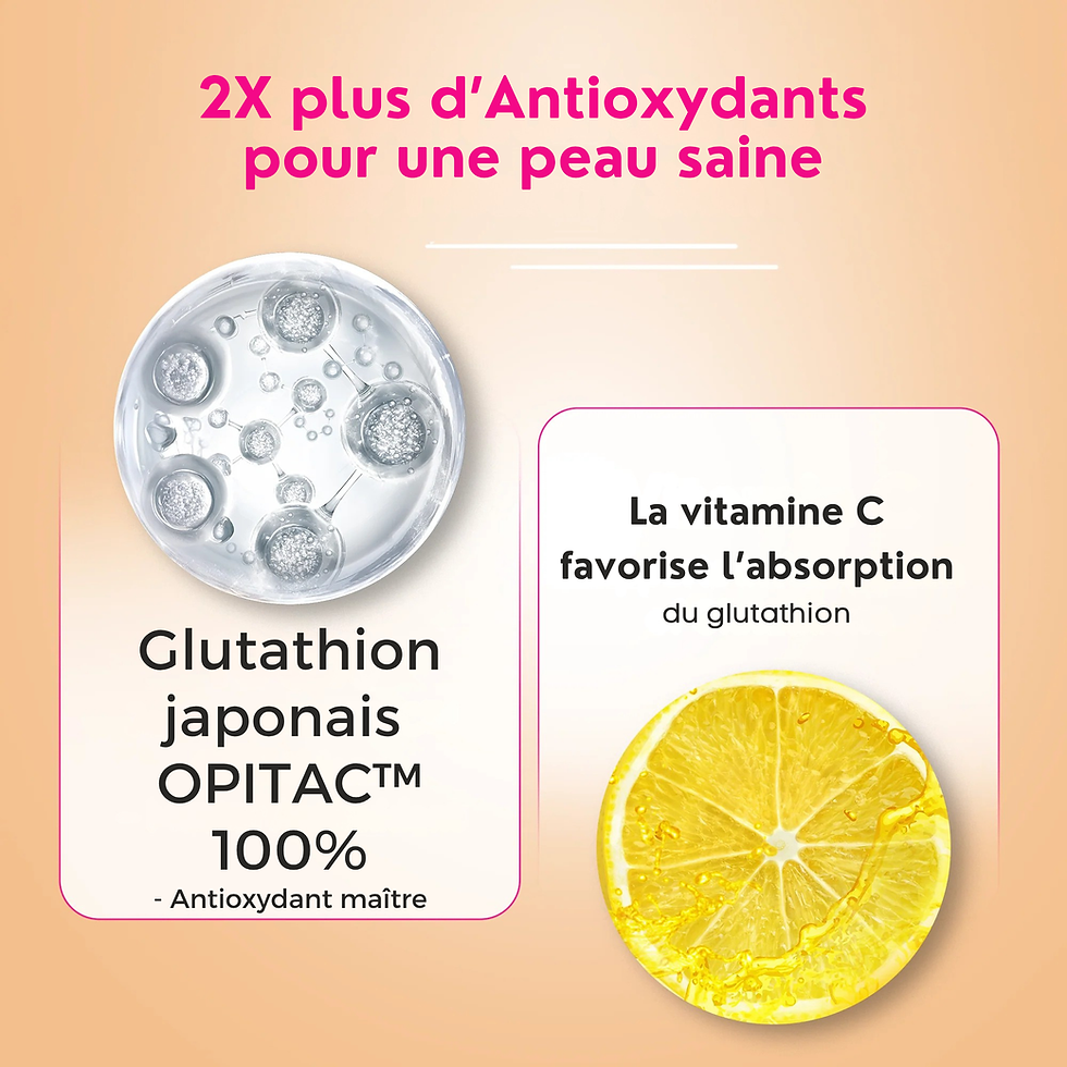 Miniature : Caractéristique glutation & vitamine C