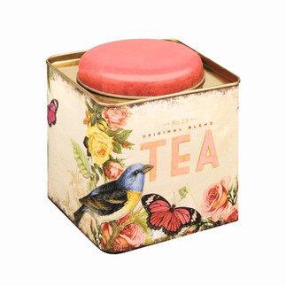 Elitetins - Nostalgia Square Tea Caddy