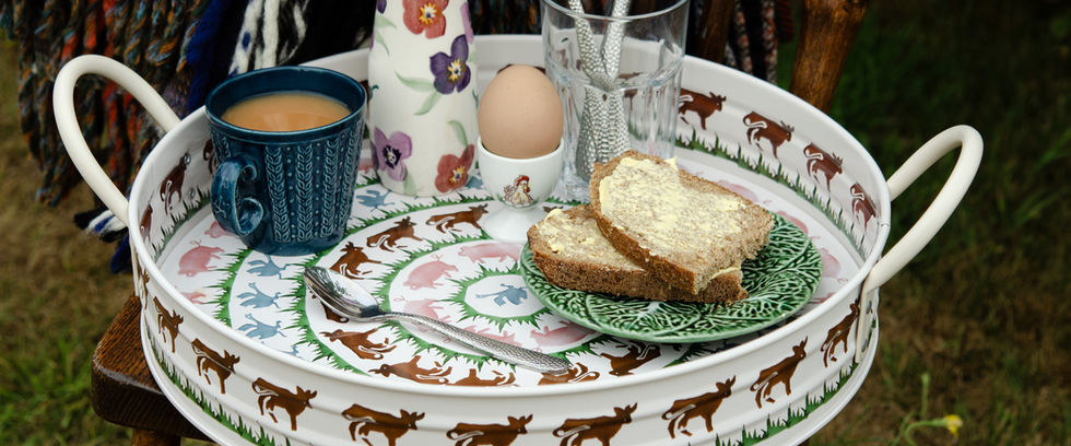 Emma Bridgewater Farm Animals Large Handle Tray