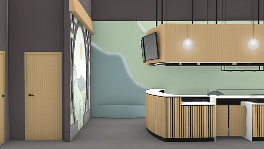 Interior design pick-up area