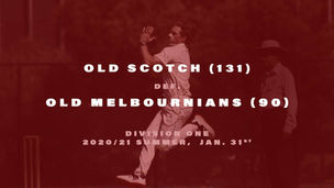 Old Scotch victorious over the old foe