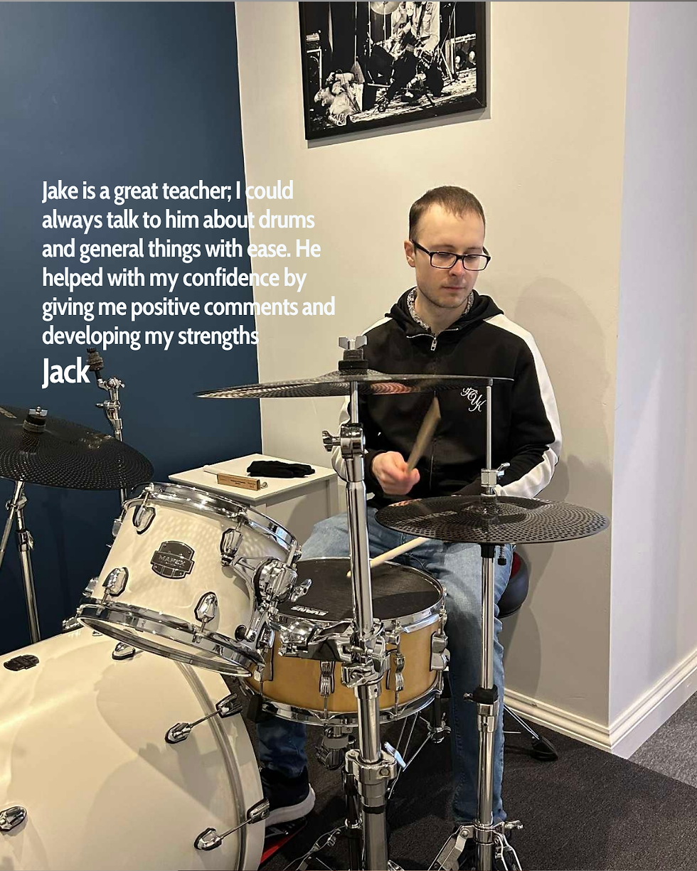 Drumming tuition in Gloucestershire