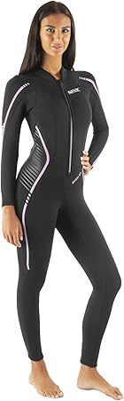 Thumbnail: SEAC Invidia Lady, 3 mm neoprene, Ultrastretch, one-piece wetsuit with front…