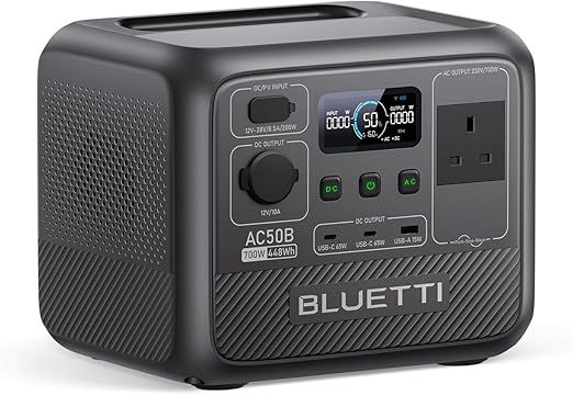 Thumbnail: BLUETTI Portable Power Station AC50B, 448Wh LiFePO4 Battery Backup, 700W AC O…