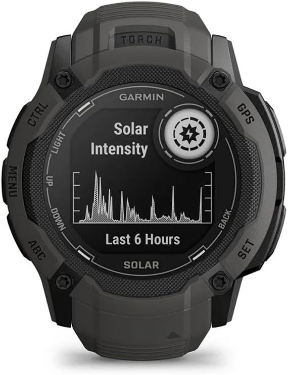 Thumbnail: Garmin Instinct 2X SOLAR, 50mm GPS smartwatch, built-in sports apps & health…