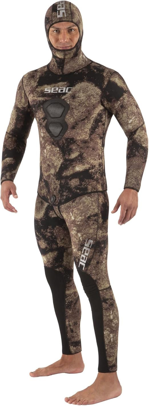 Thumbnail: Seac Royal 3.5 mm Double Layer 3.5 mm Wetsuit for Diving Apnea Trousers and J…