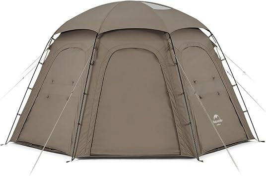 Naturehike 157.48"x157.48"x82.67"Large Camping Tent with Instant Setup,Weathe…