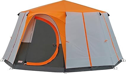 Thumbnail: Coleman Tent Octagon, 6 Man Festival Dome Tent, 6 Person Family Camping Tent…