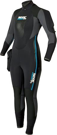 Thumbnail: SEAC Women's Masterdry 7mm Neoprene Full Body Semi Dry Suit