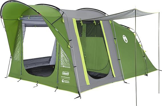Thumbnail: Coleman Tent Oak Canyon 4, 4 Person Family Tent with BlackOut Bedroom Technol…