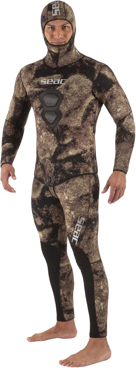 Thumbnail: Seac Royal 3.5 mm Double Layer 3.5 mm Wetsuit for Diving Apnea Trousers and J…