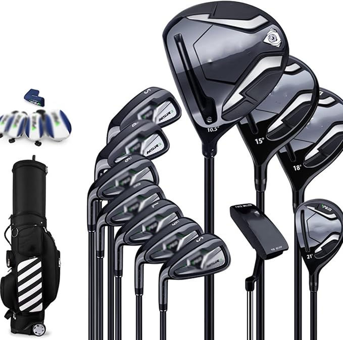 Thumbnail: Golf Complete Set for Men, Complete Set of Golf Clubs for Beginners, Standard…