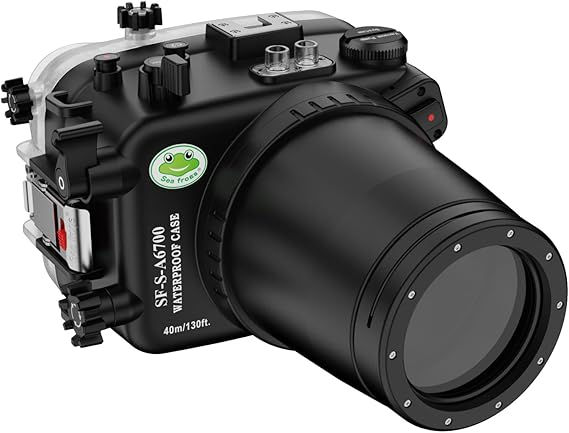 Thumbnail: Sea frogs 130FT/40M Underwater Camera Diving Waterproof Housing For Sony a670…