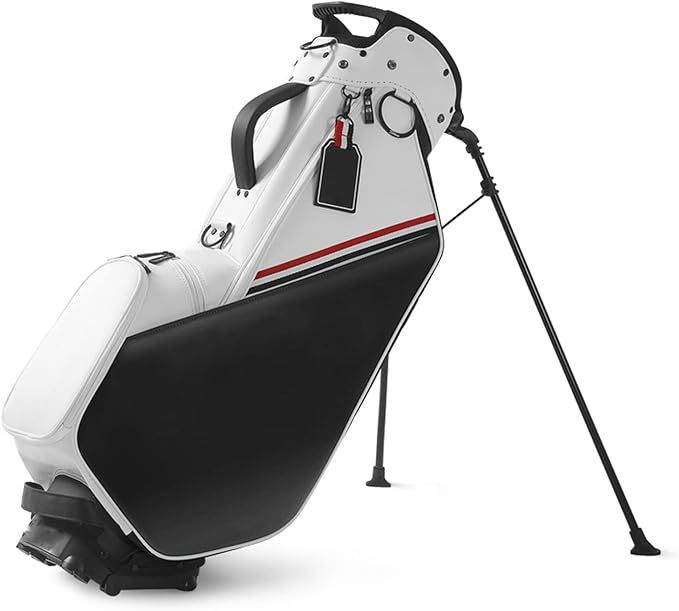 Thumbnail: Portable Golf Bag, PU Leather Golf Bag for Men and Women, Travel Golf Club Ba…