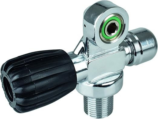Thumbnail: Seac Valve for Scuba Diving Cylinder, INT/DIN connection