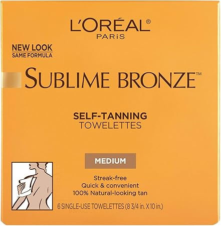 Thumbnail: L'Oreal Paris Sublime Bronze Self Tanning Towelettes for Body by L'Oreal Paris