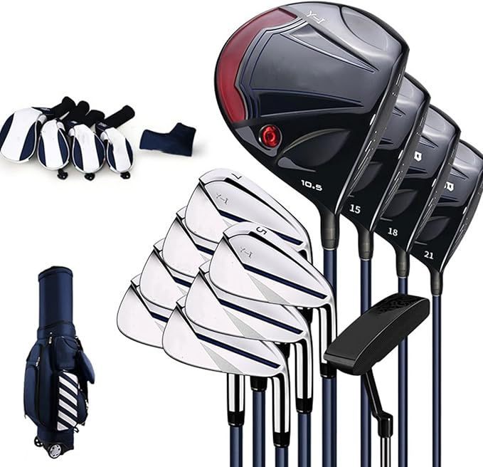 Thumbnail: Complete Golf Club Set for Beginners, Full Golf Set for Men, Standard Golf Ba…