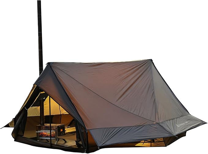 Thumbnail: Hot Winter Camping Tent - 4 Season 1/2/4 Person Outdoor Shelter for Hiking, H…