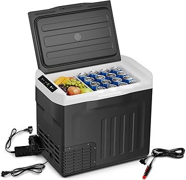 Klarstein PolarForce 40L Cool Box - Portable Electric Cooler with Compressor,…